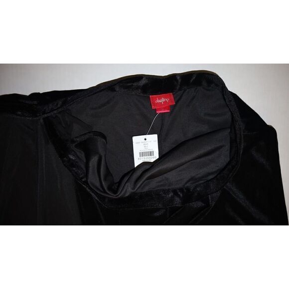 Buckle 166806040 Women's Sz Medium Black Solid Daytrip Velvet Wrap Skirt - Picture 7 of 10